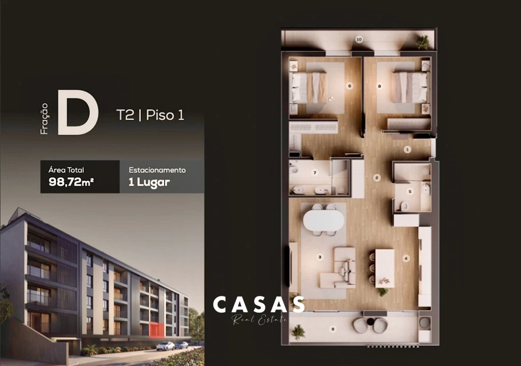 Apartamento T2 para Venda em Camara de Lobos Foto 25