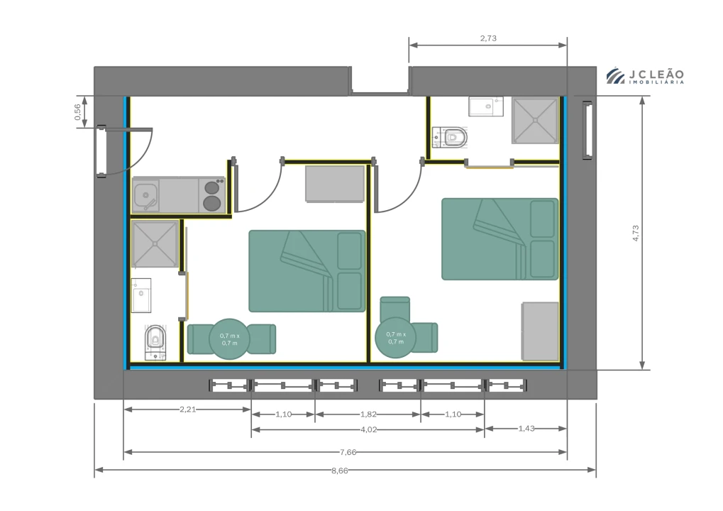 Moradia T3 para Venda em Canidelo Foto 15