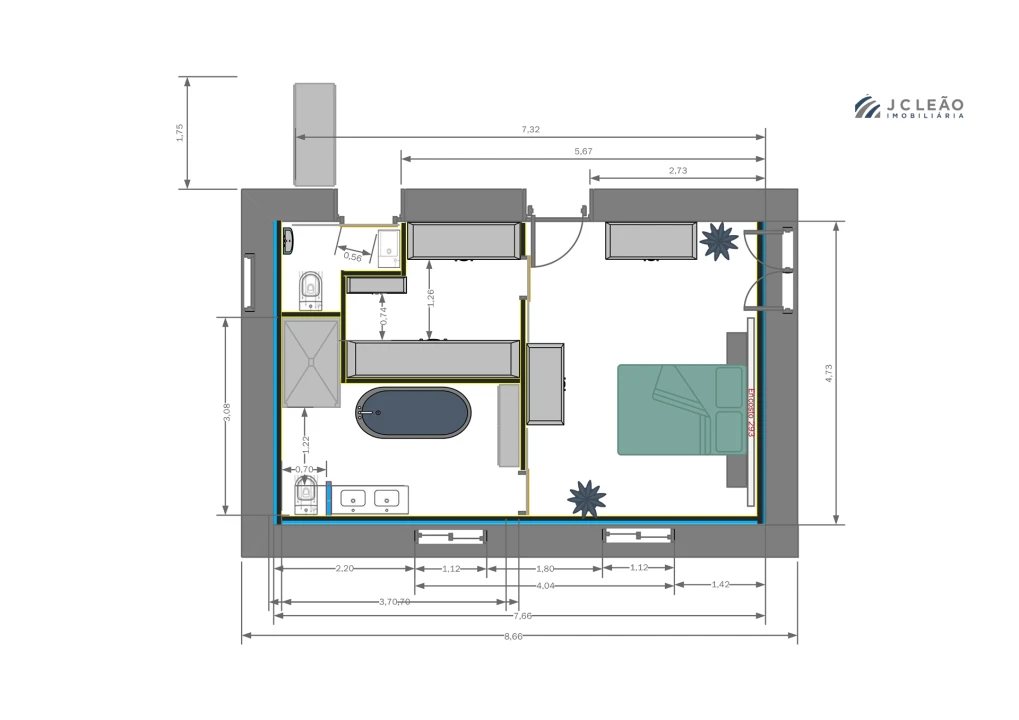 Moradia T3 para Venda em Canidelo Foto 16