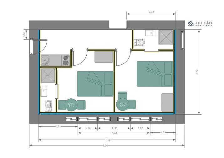 Moradia T3 para Venda em Canidelo Foto 15