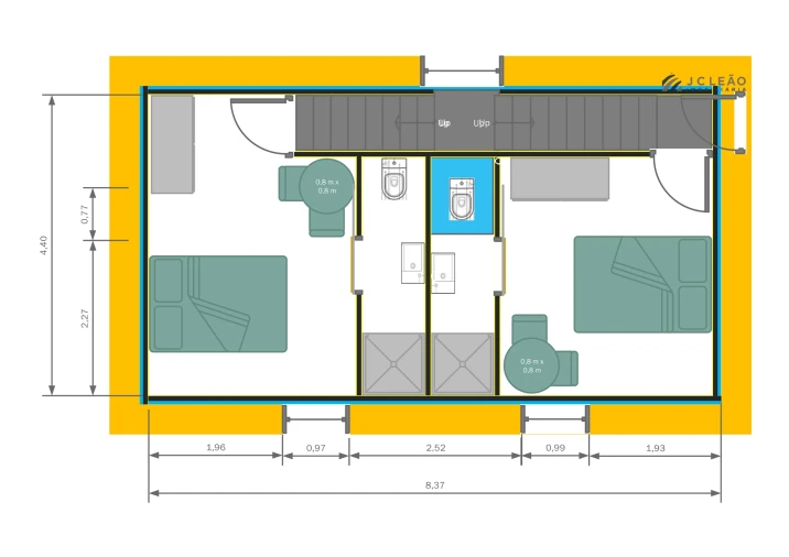 Moradia T3 para Venda em Canidelo Foto 8