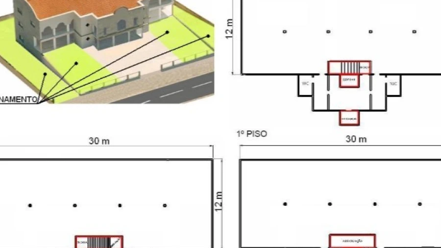 Terreno P/ Prédio para Venda em Igreja Nova e Cheleiros