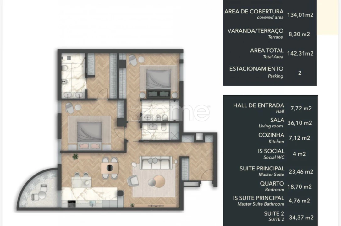 Apartamento T2 para Venda em Cascais e Estoril Foto 24