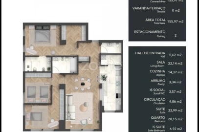 Apartamento T3 para Venda em Cascais e Estoril