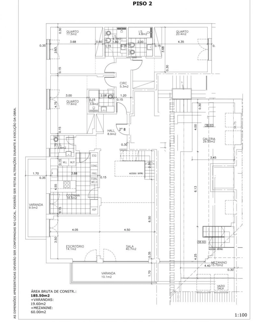 Apartamento T4 para Venda em Carcavelos e Parede Planta 1