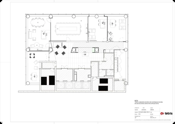Escritório para Arrendamento em Campolide Planta 1