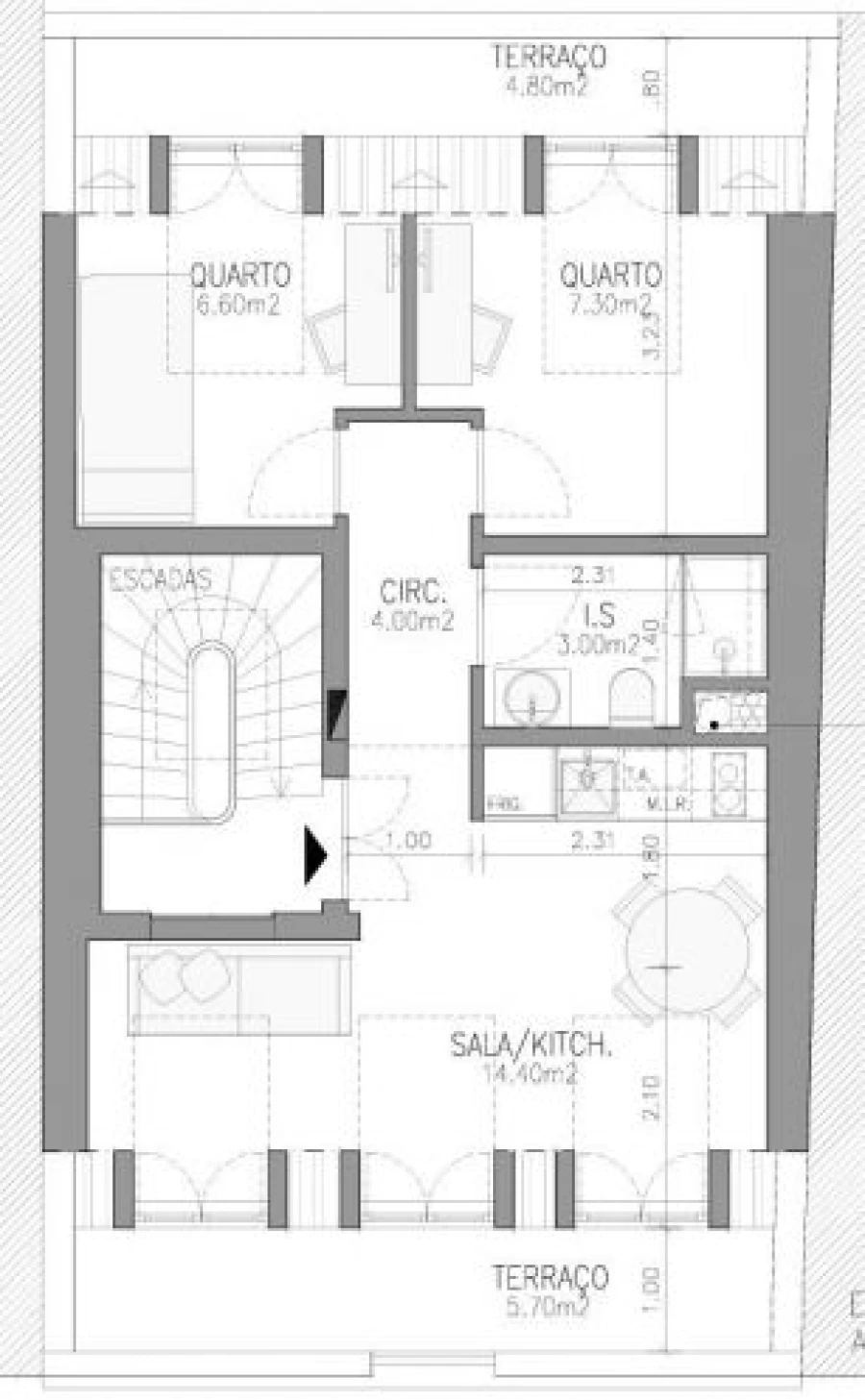 Apartamento T2 para Venda em São Vicente Foto 23