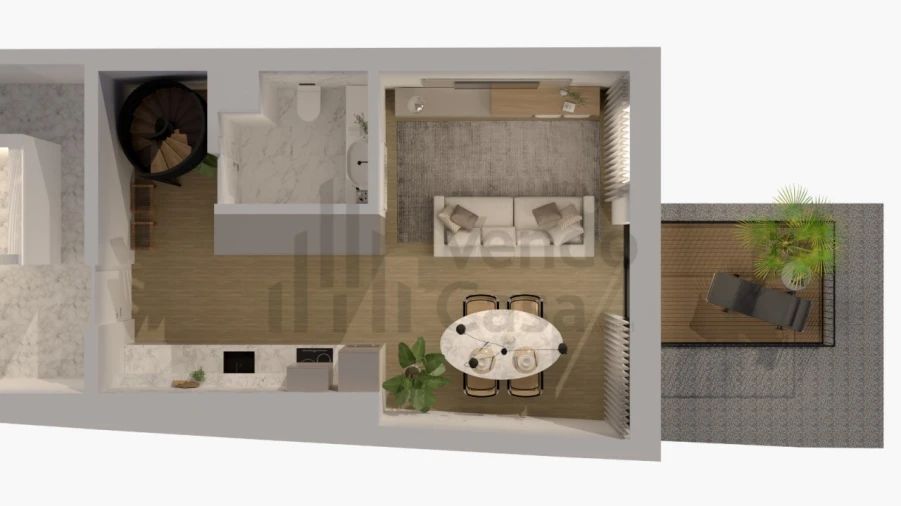 Apartamento T1 para Venda em São Vitor (Braga) Foto 3