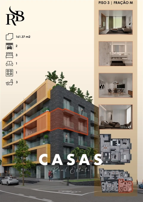 Apartamento T3 para Venda em Ribeira Brava