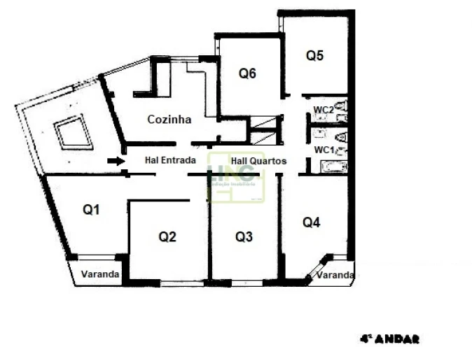 Apartamento T6 para Venda em Castelo Branco Foto 30