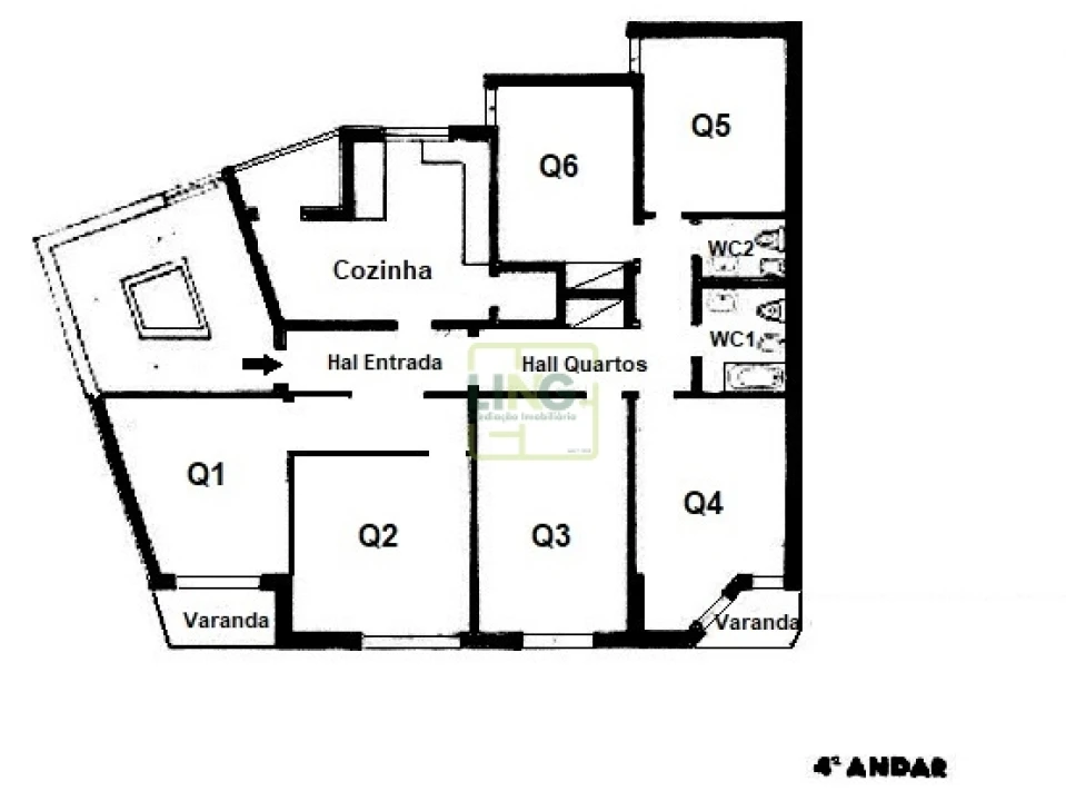 Apartamento T6 para Venda em Castelo Branco Foto 30