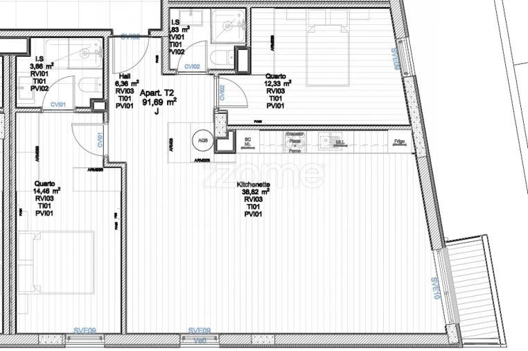 Apartamento T2 para Venda em Custóias, Leça do Balio e Guifões Foto 30