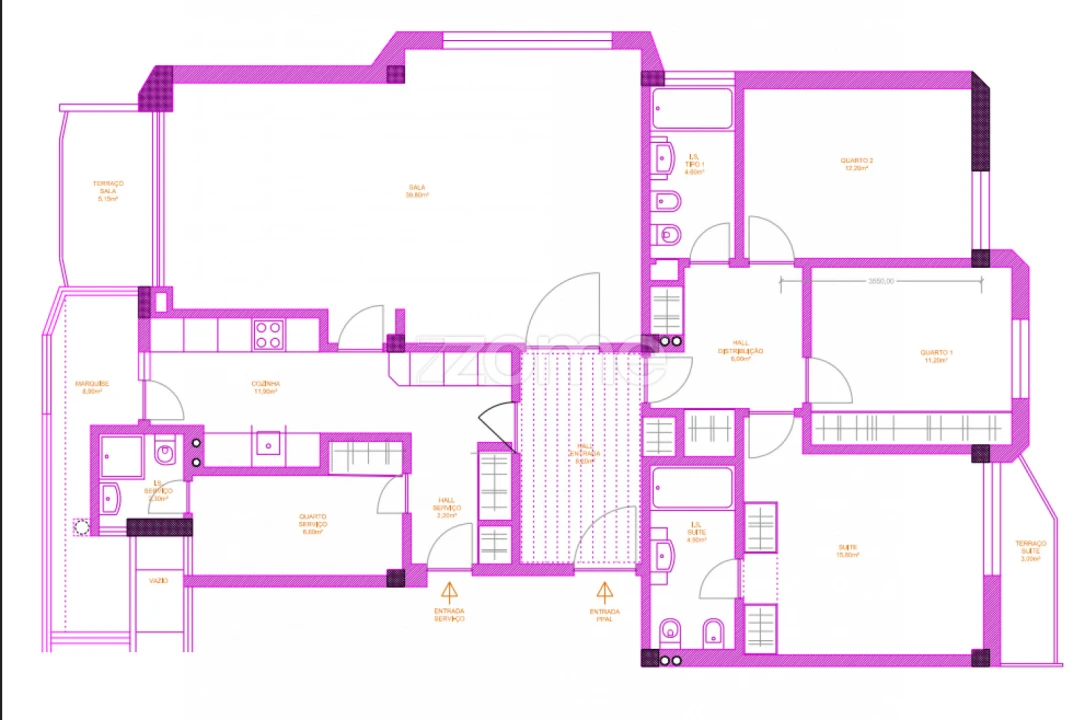Apartamento T2 para Arrendamento em Lordelo do Ouro e Massarelos Foto 27