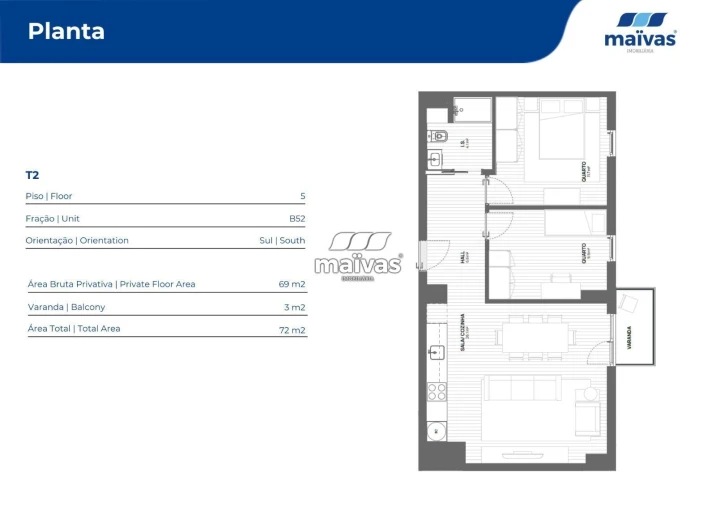 Apartamento T2 para Venda em Matosinhos e Leça da Palmeira Foto 13