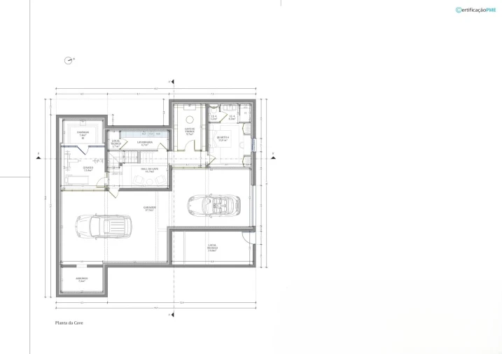 Moradia T5 para Venda em Montenegro Planta 3