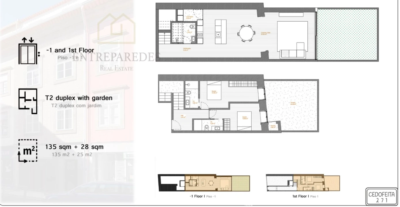 Apartamento T2 para Venda em Cedofeita, Santo Ildefonso, Sé, Miragaia, São Nicolau e Vitória Foto 13