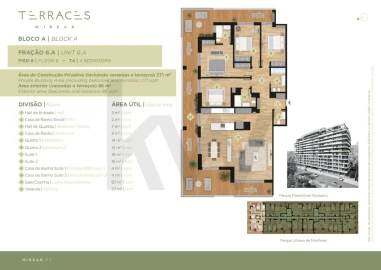 Apartamento T4 para Venda em Algés, Linda-A-Velha e Cruz Quebrada-Dafundo