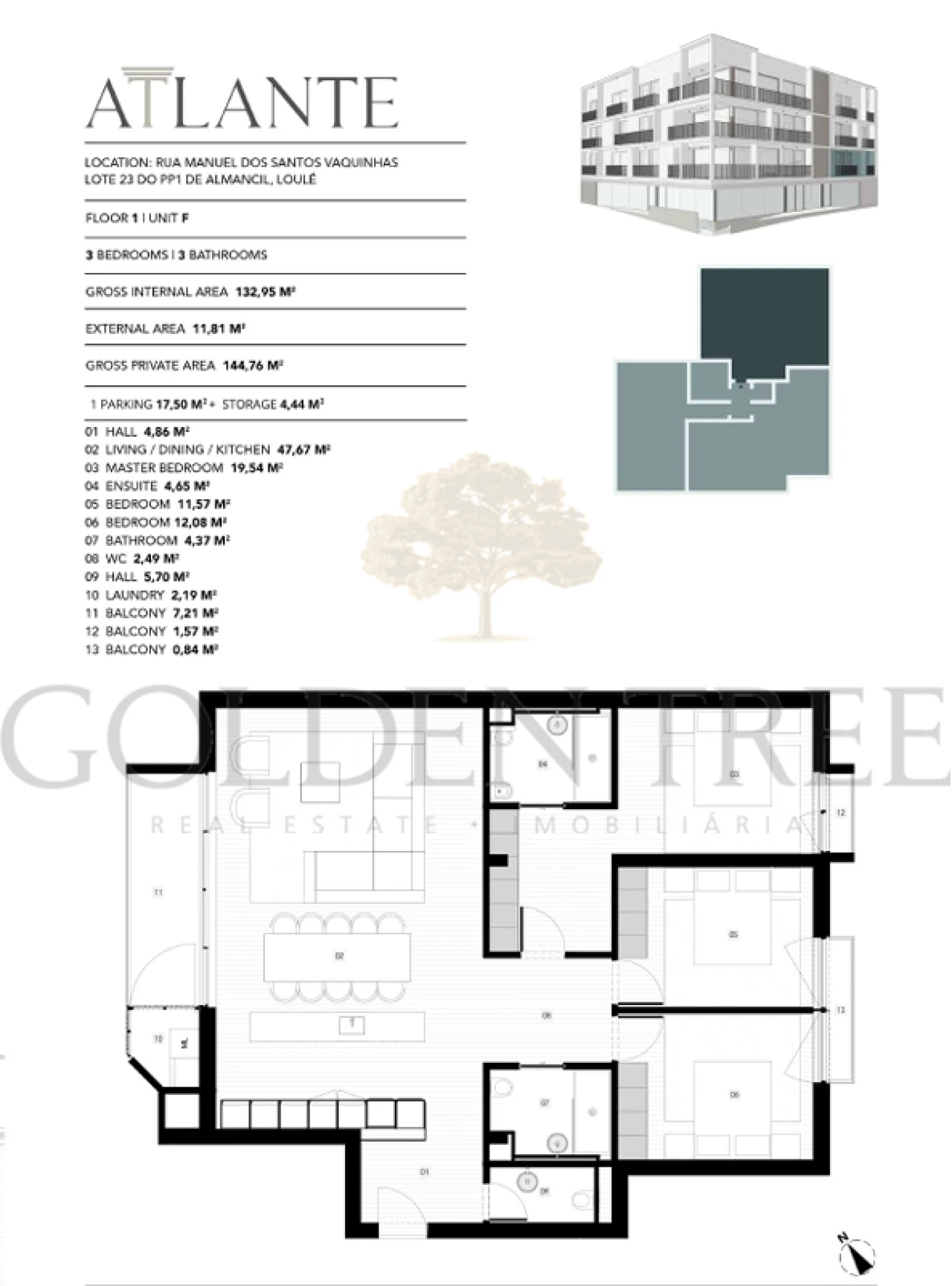 Apartamento T3 para Venda em Almancil Foto 2