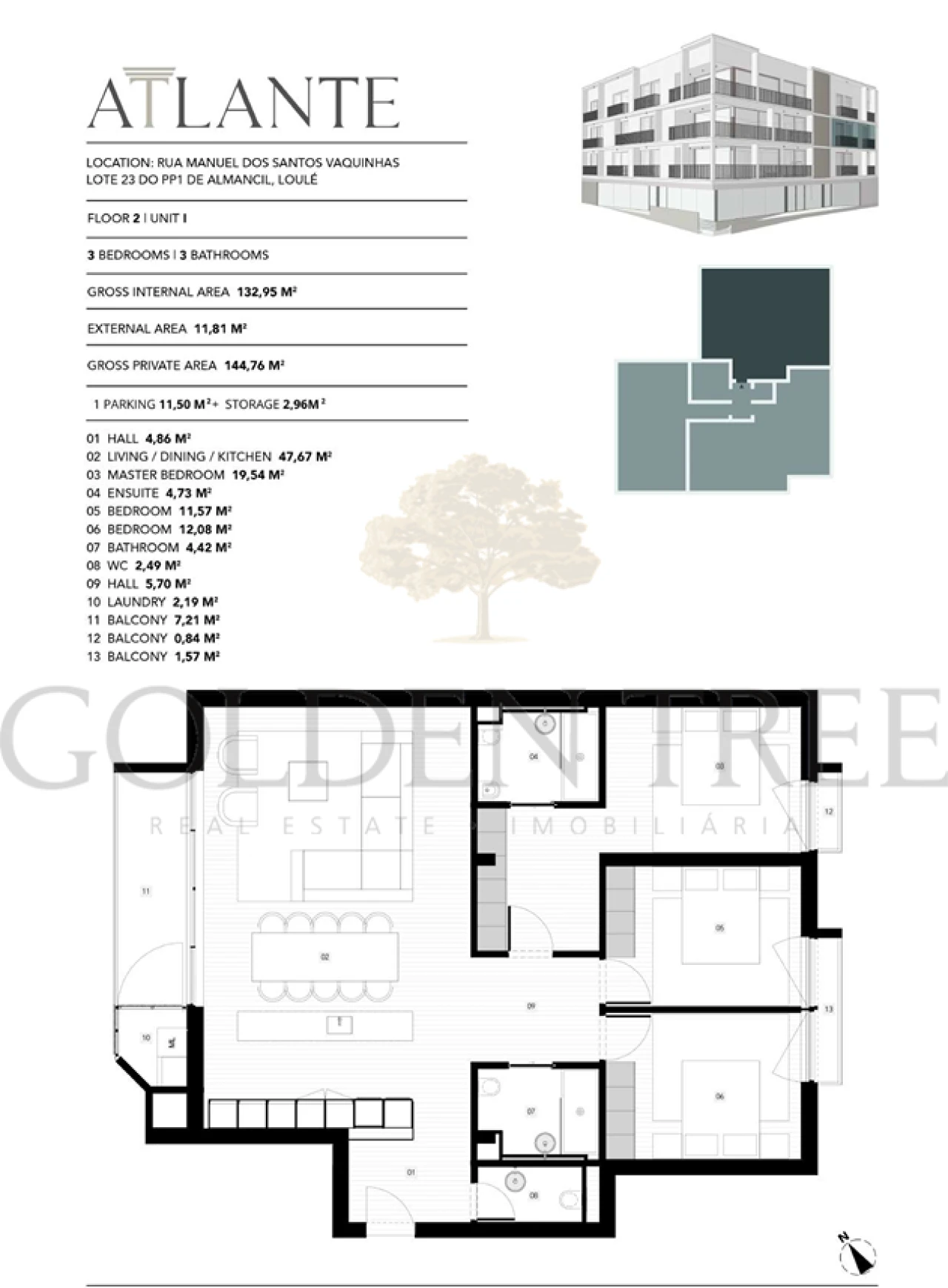 Apartamento T3 para Venda em Almancil Foto 2