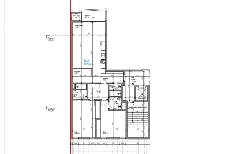 Apartamento T2 para Venda em Esgueira Planta 2