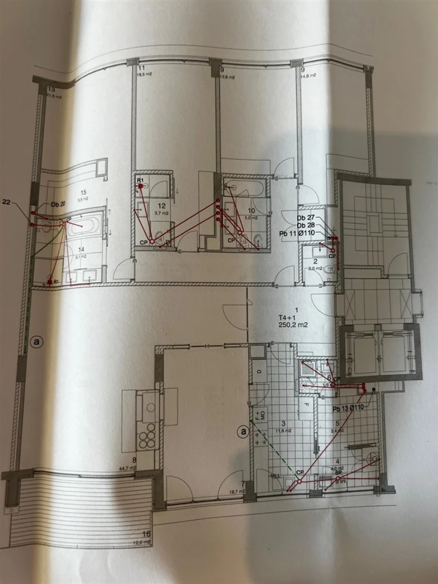 Apartamento T5 para Venda em Matosinhos e Leça da Palmeira Planta 2