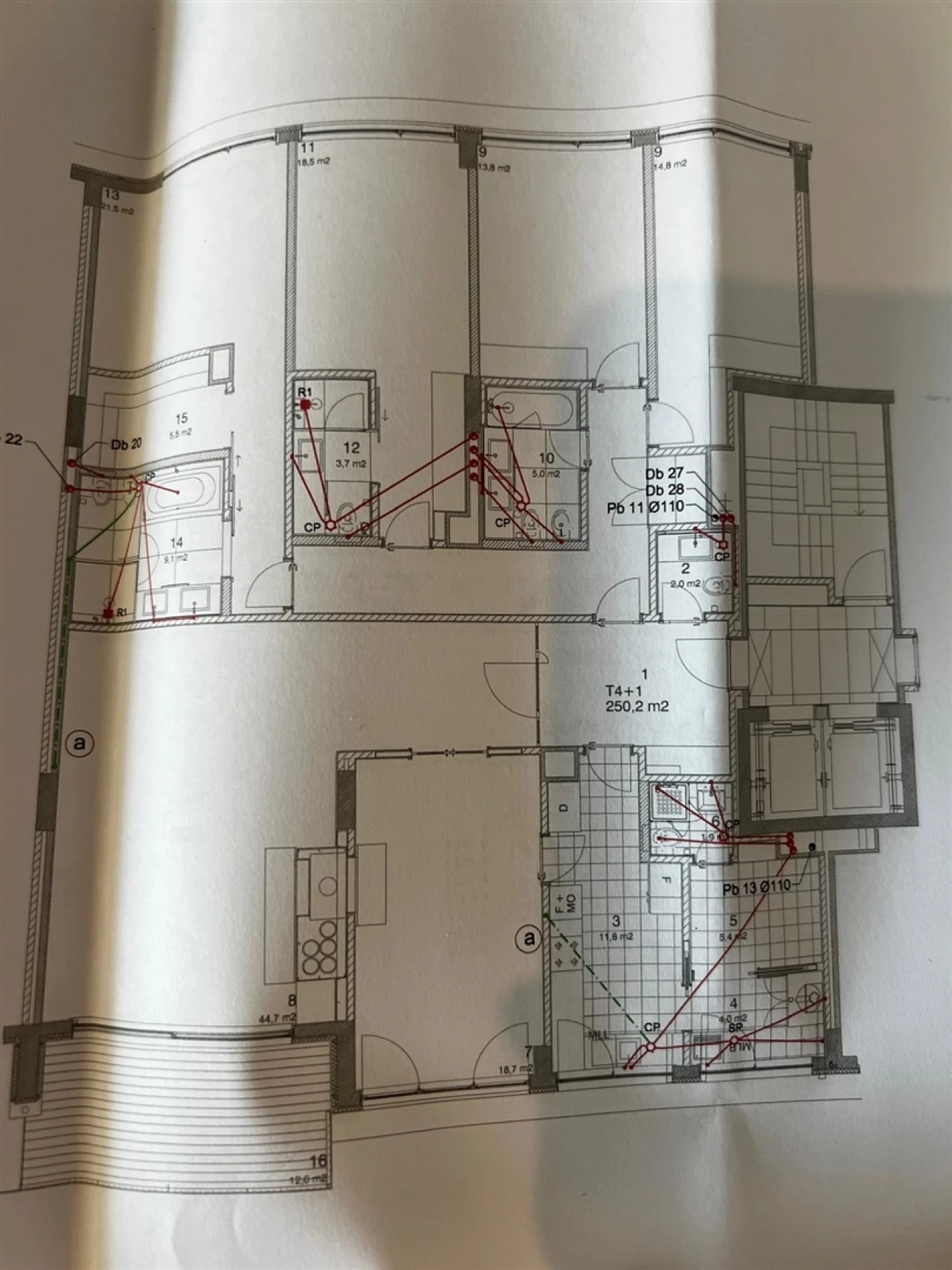 Apartamento T5 para Venda em Matosinhos e Leça da Palmeira Planta 2