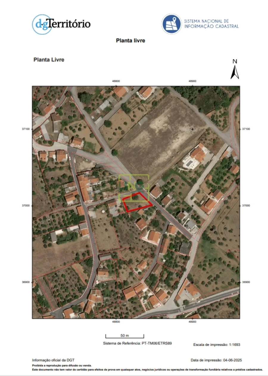 Terreno Agricola ou Rústico para Venda em Ninho do Açor e Sobral do Campo Planta 1