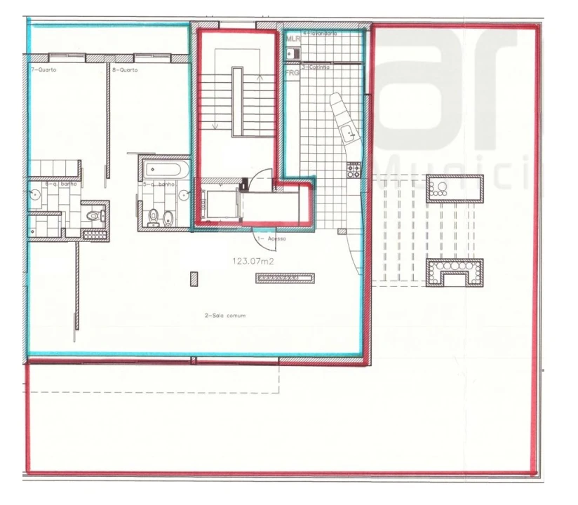 Apartamento T3 para Venda em Nossa Senhora da Conceição, São Pedro e São Dinis Foto 24