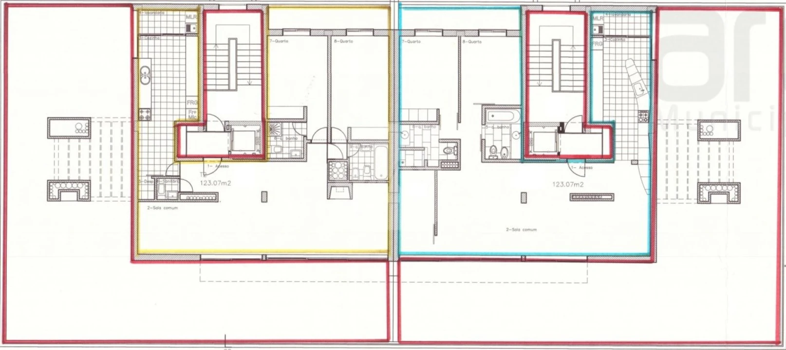 Apartamento T3 para Venda em Nossa Senhora da Conceição, São Pedro e São Dinis Foto 26