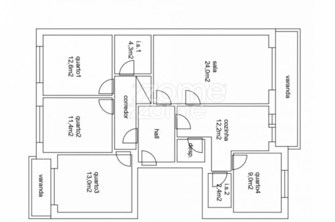 Apartamento T4 para Venda em Santo Tirso, Couto (Santa Cristina e São Miguel) e Burgães Foto 23