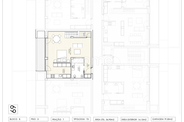 Apartamento T2 para Venda em Arca e Ponte de Lima Foto 22