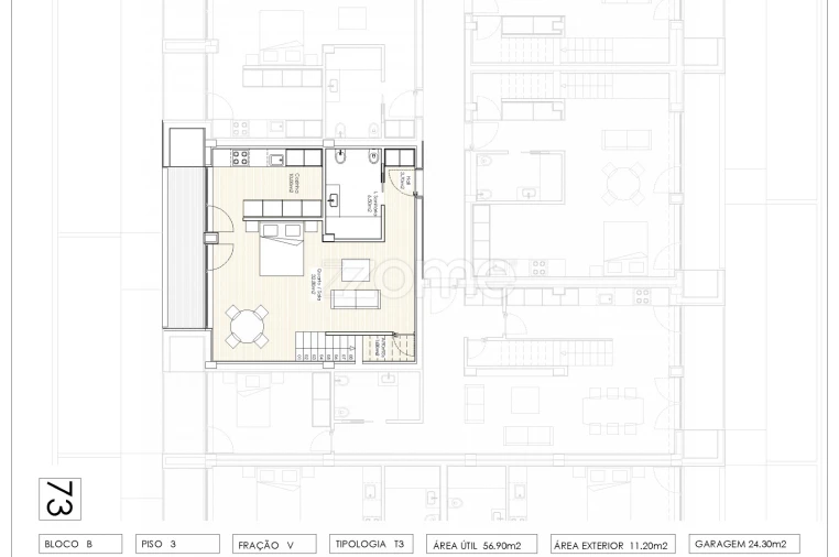 Apartamento T2 para Venda em Arca e Ponte de Lima Foto 22
