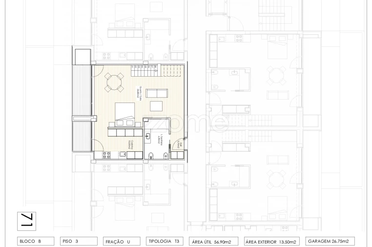 Apartamento T2 para Venda em Arca e Ponte de Lima Foto 22