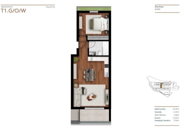 Apartamento T1 para Venda em Funchal (Santa Luzia) Foto 18