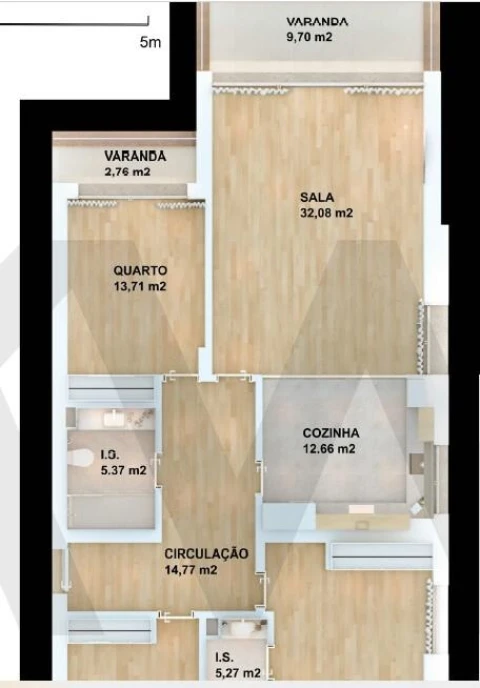 Apartamento T3 para Venda em Albufeira e Olhos de Água