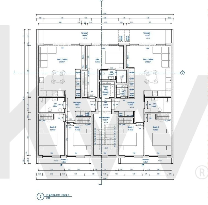 Apartamento T2 para Venda em Cachopo Foto 11