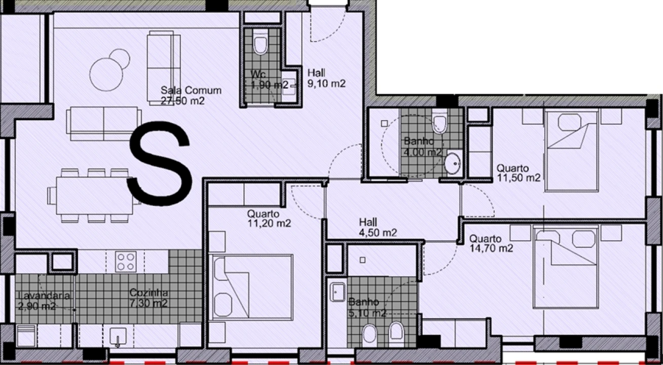 Apartamento T3 para Venda em Ermesinde Foto 25