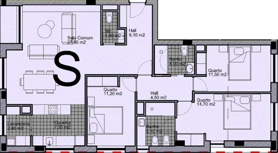 Apartamento T3 para Venda em Ermesinde Foto 25