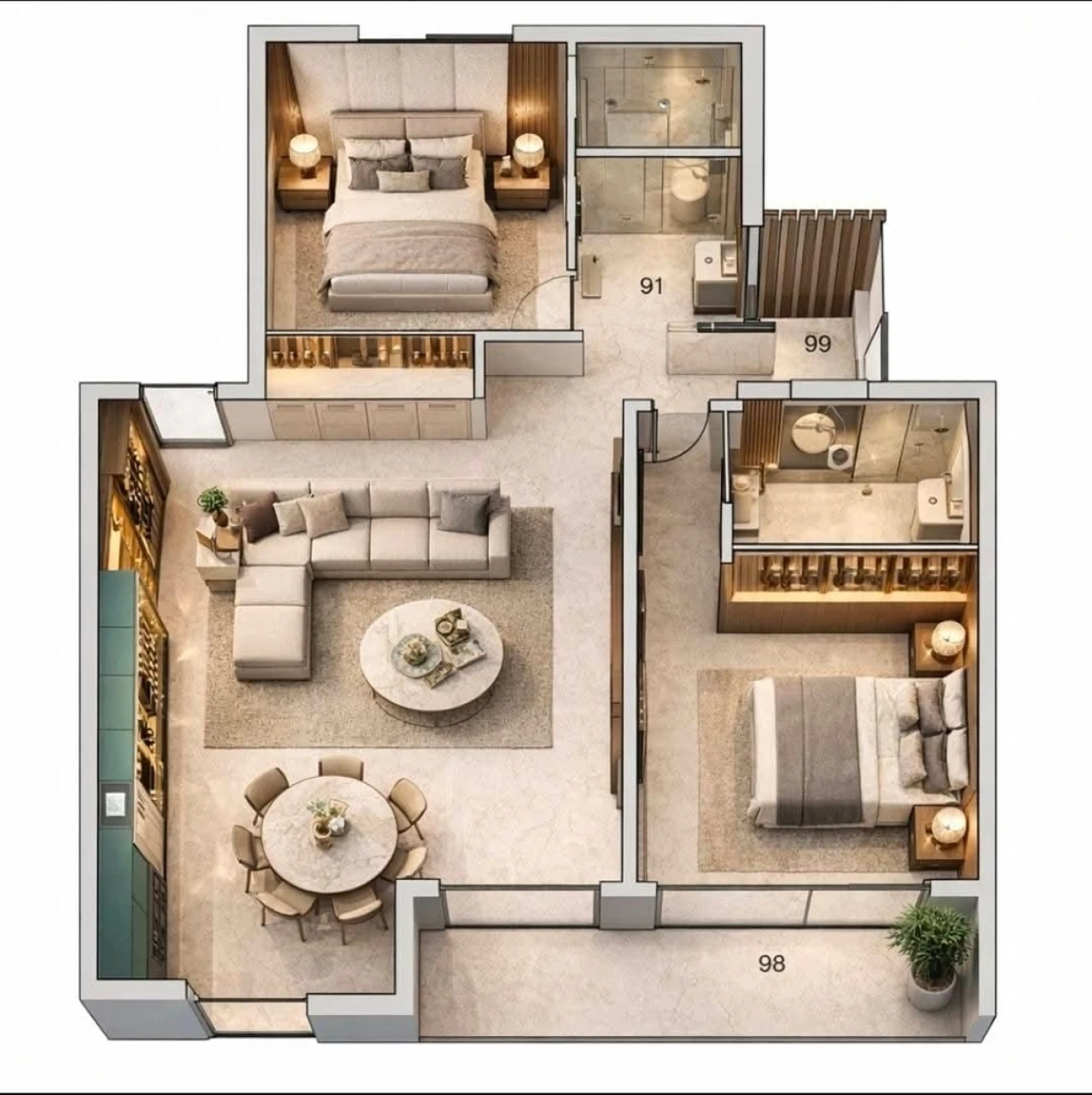 Apartamento T2 para Venda em Caniço Foto 6