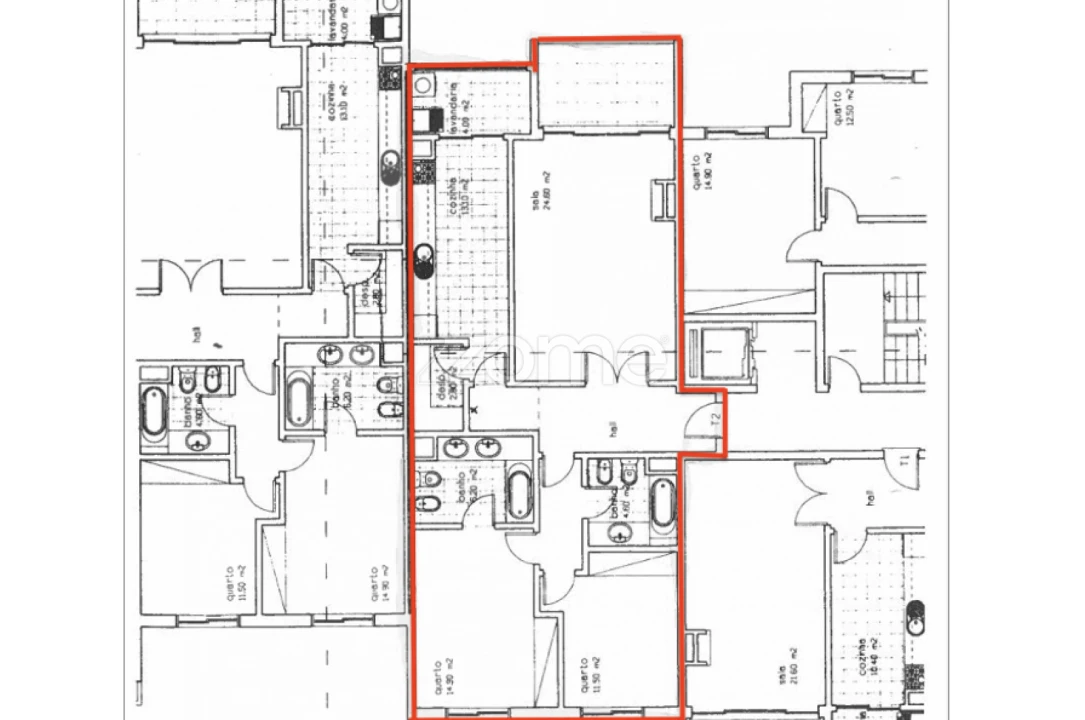 Apartamento T2 para Venda em Gulpilhares e Valadares Foto 42