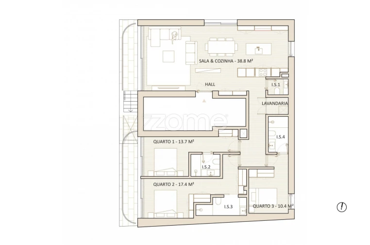 Apartamento T3 para Venda em Lordelo do Ouro e Massarelos Foto 16