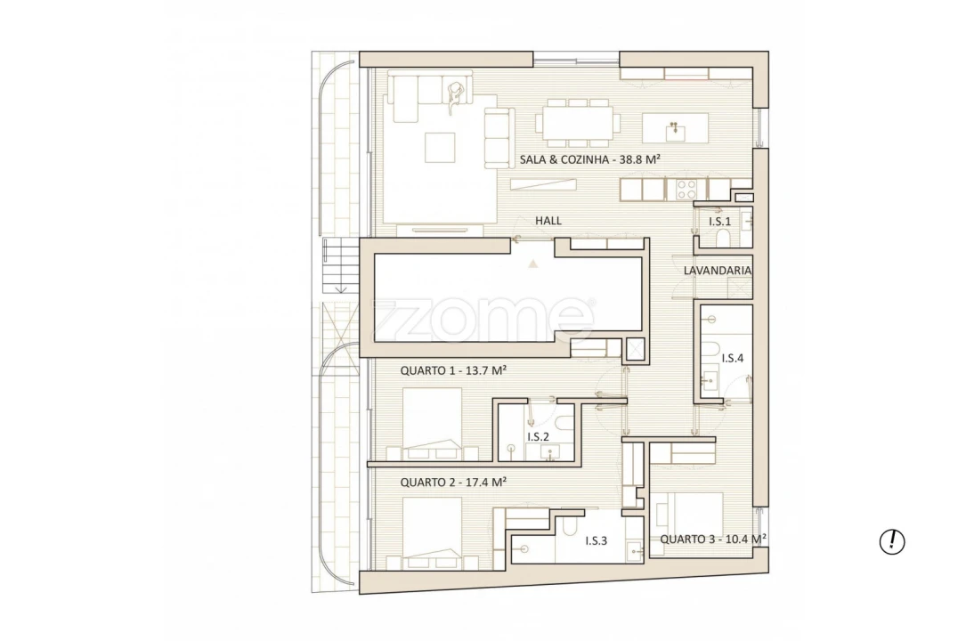 Apartamento T3 para Venda em Lordelo do Ouro e Massarelos Foto 16