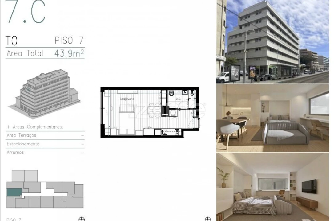Apartamento T1 para Venda em Matosinhos e Leça da Palmeira Foto 2