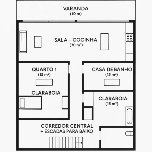 Moradia T3 para Venda em Loivos do Monte Foto 11
