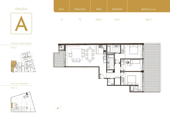 Apartamento T3 para Venda em São Felix da Marinha Foto 29