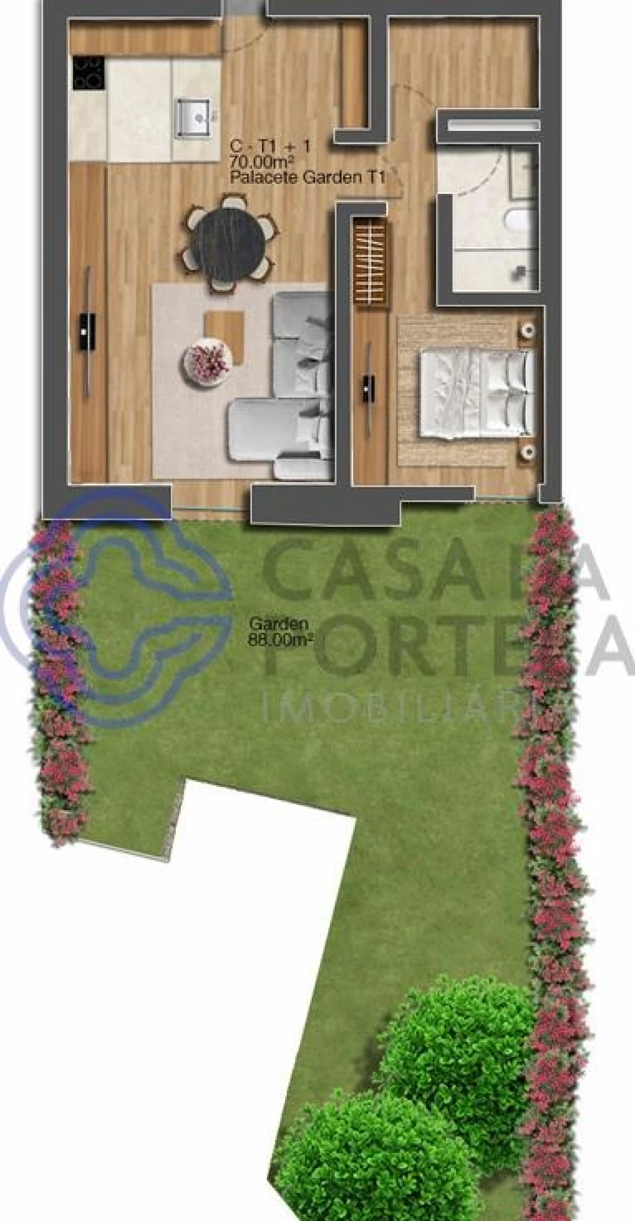 Apartamento T1 para Venda em Lordelo do Ouro e Massarelos Foto 15