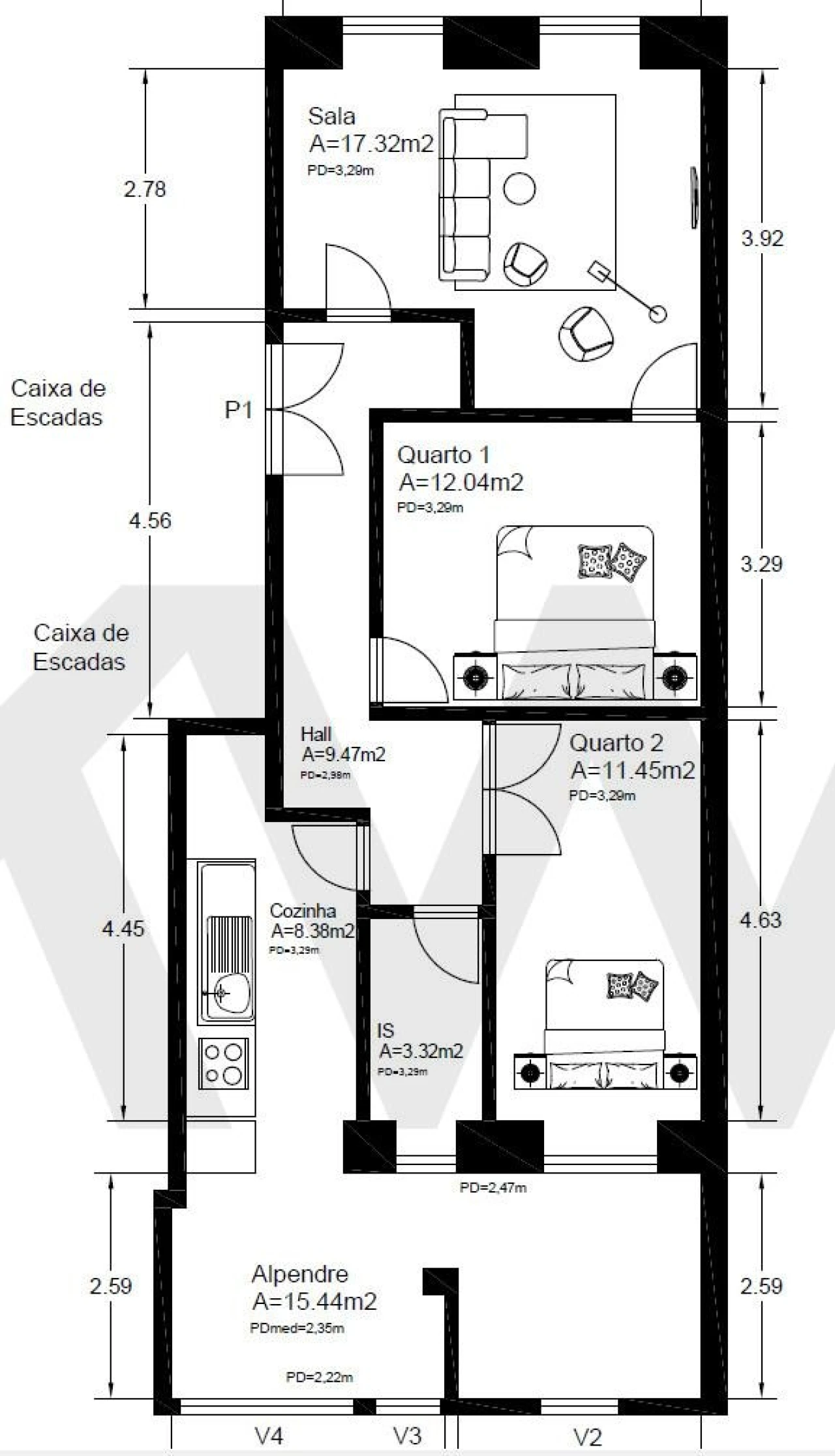 Apartamento T3 para Arrendamento em Campo de Ourique Foto 31