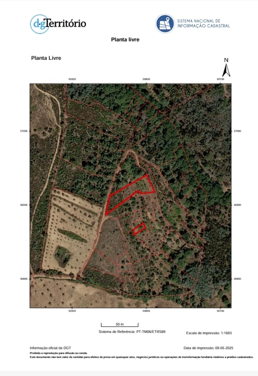 Terreno Agricola ou Rústico para Venda em Ninho do Açor e Sobral do Campo Planta 2