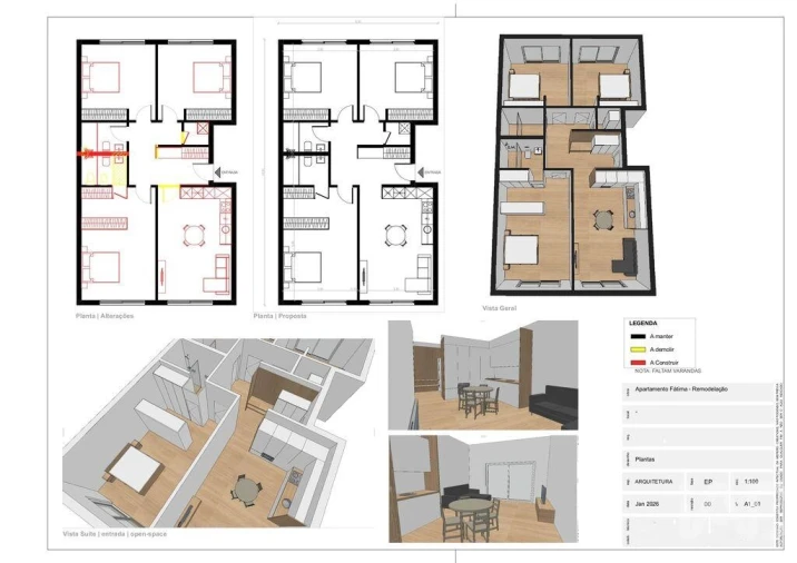 Apartamento T2 para Venda em Fatima Foto 20