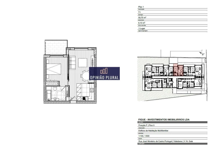 Apartamento T1 para Venda em Gulpilhares e Valadares Foto 11